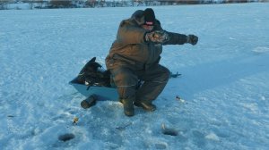 Как то в морозное январское утро отправился на рыбалку...