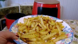 Секрет приготовления в Аэрогрили очень вкусного и хрустящего Картофеля Фри.