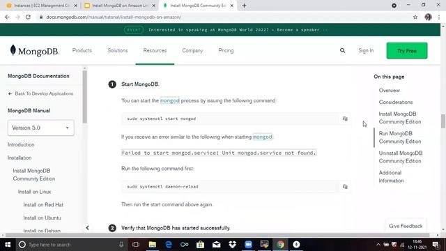 #8:How to Install MongoDB on Amazon Linux 2 | Access MongoDB using Compass | Enable MongoDB Remote