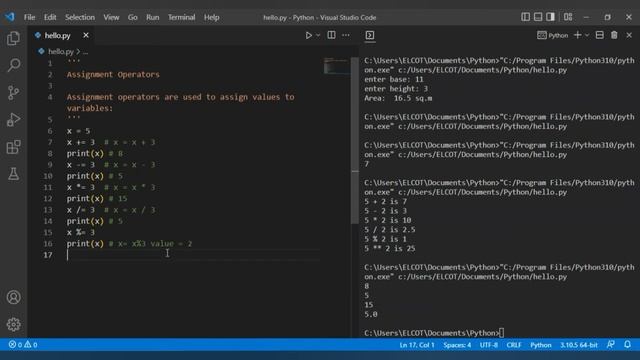 Python tutorial: Python Operators in Tamil - Learn Python By Problem Solving - Info Simple
