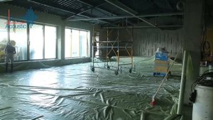 Компания ПроАкустик. Нанесение звукоизоляционного материала Sonaspray.