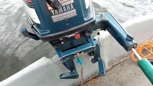 Лодка "Пелла"+ мотор "Yamaha" 4 л. с. ) Сломан транец???