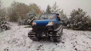 Белорус построил вездеход на гусеницах - проект mishan.87