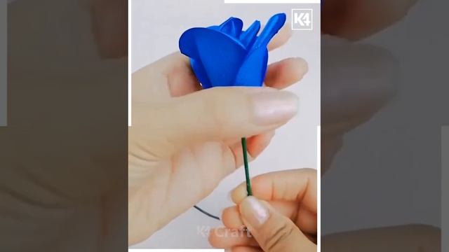 Simple DIY Ribbon Rose Craft Tutorial смотреть онлайн