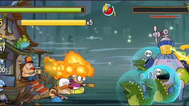 Swamp Attack.Эпизод 7.Уровень 24.Первый провал Профессора Зло.