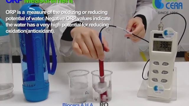 Проверка ионизатора воды Biocera A H A Water Bottle