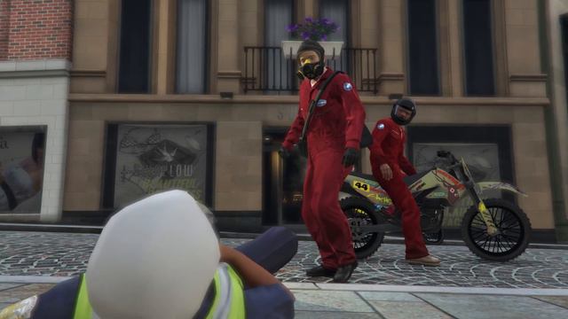 Jewel store heist | GTA V | Micheal,Franklin,Lester & Team смотреть онлайн