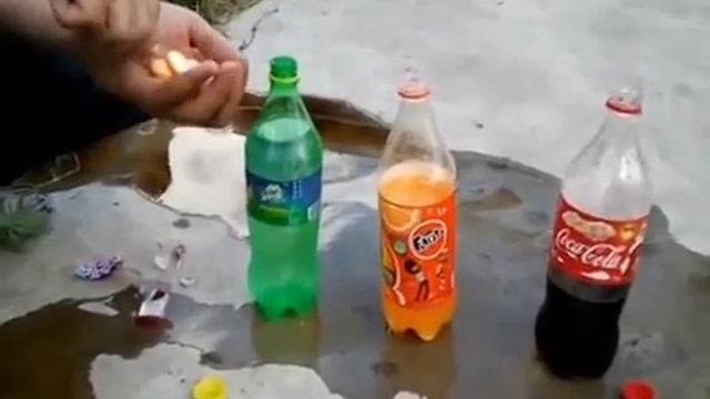 Ментос и газировка Fanta,Coca cola,Sprite смотреть онлайн