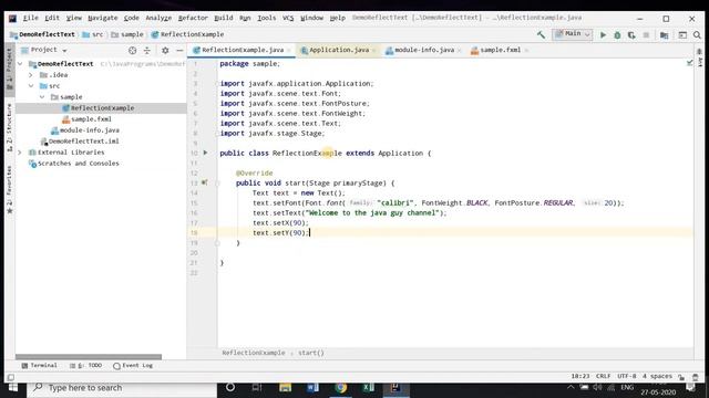 How to add Reflection Effect in Java (using JavaFx) смотреть онлайн