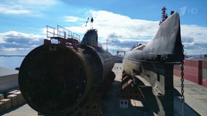 Легендарную атомную подлодку "Ленинский комсомол" ...ивают в Музее военно-морской славы в Кронштадте