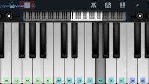 ,, Ничего не говори"гр. ,,Рок-Острова" Perfect Piano tutorial на пианино одним пальцем