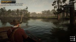 Red Dead Redemption 2 Survivalist Challenge #5 Guide - Catch fish in the Bayou & on railroad tracks