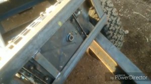 Самодельный минитрактор переломка установка КПП