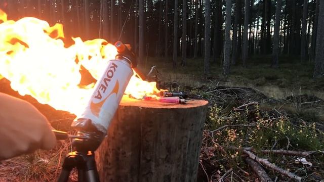 EXPERIMENT: GAS TORCH vs RUBBER BAND BALL смотреть онлайн