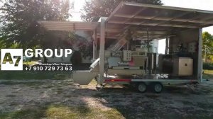 Мобильная линия для сока прямого отжима 300 кг/ч