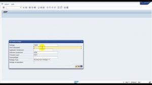 Steps to create Package SE21 | ERP Tutorial