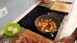 ГРУЗИНСКОЕ  ОДЖАХУРИ  или НЕБЕСНЫЙ СОЮЗ КАРТОШКИ СО СВИНИНОЙ!