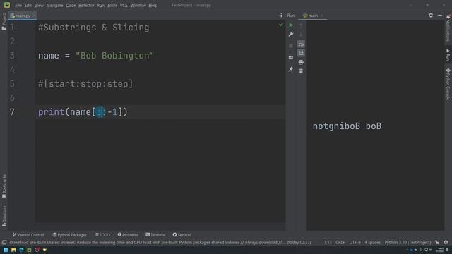 Python For Beginners - Substrings & Slicing Explained смотреть онлайн