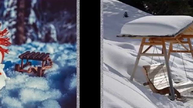 Музыкальная открытка для вашего настроения: Зимний пейзаж смотреть онлайн