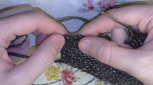 Мастер класс по вязанию мочалки-рукавички "танк"