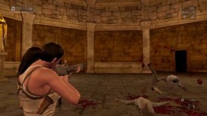 Обзор игры Blood waves для Nintendo Switch. Зомби, ловушки, девушка.