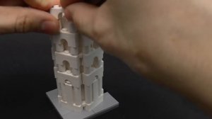 LEGO Speed Build review  architecture 21015 The Leaning Tower of Pisa Сборка Пизанской башни
