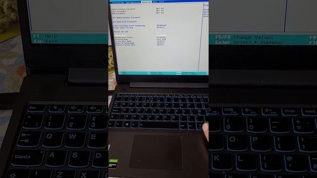 Lenovo Ideapad L340 Secure Boot For Instal Windows 11