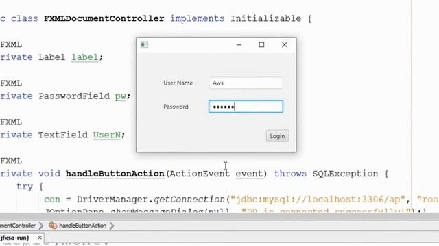 Build your Login GUI in Java with Database connection 2020