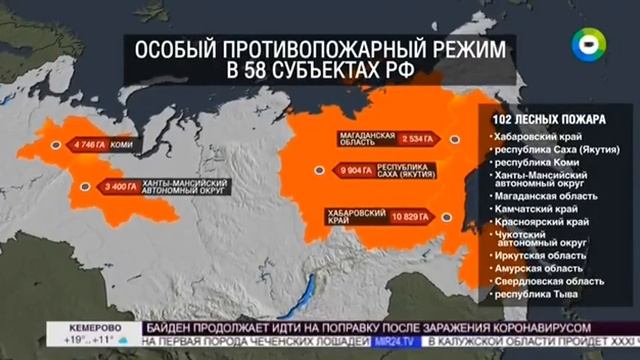 Карта пожаров россия 2022