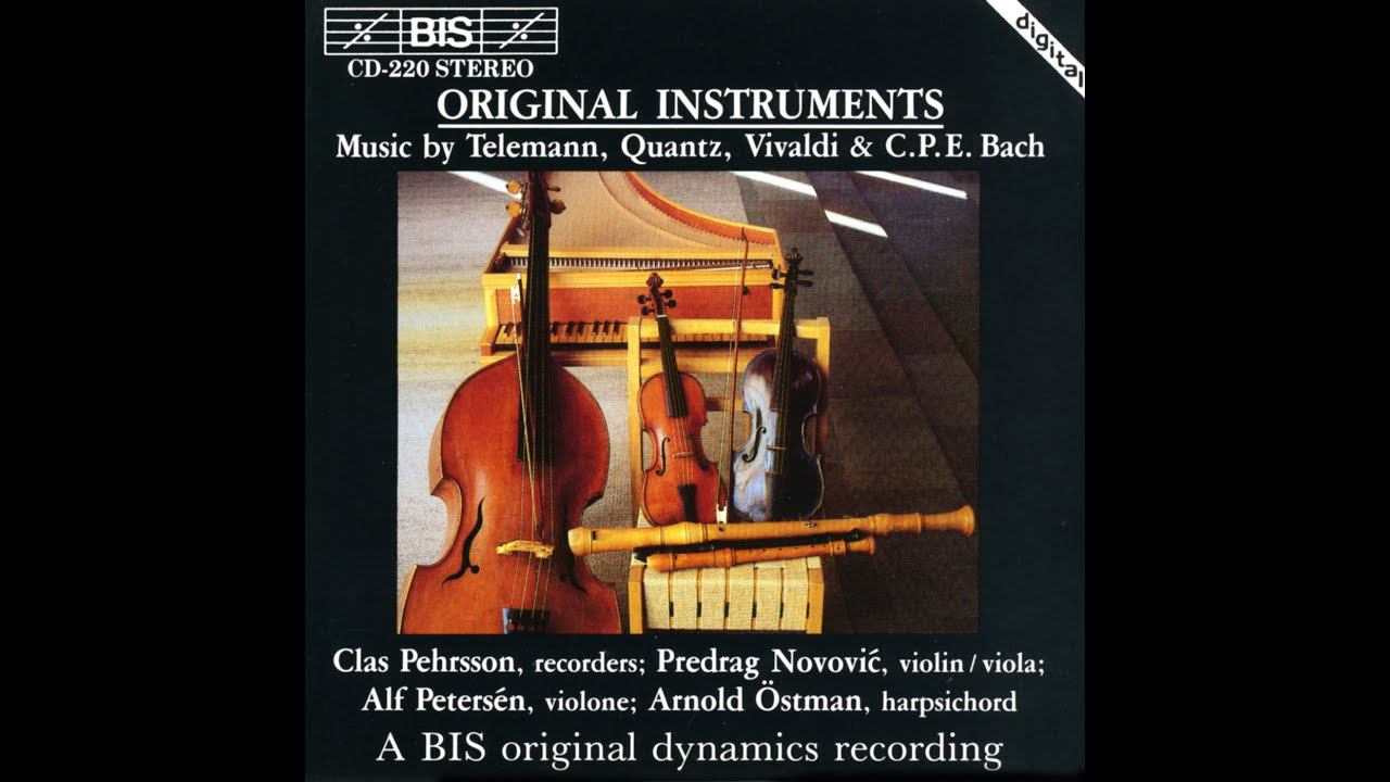 Original instruments - Telemann, Quantz, Vivaldi, C.P.E. Bach смотреть онлайн