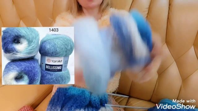 Результат вязания из турецкой пряжи BELLISSIMO от YARNART!