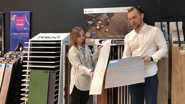 Кварцвиниловая   и виниловая плитка