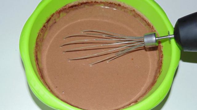 Шоколадные панкейки на кефире