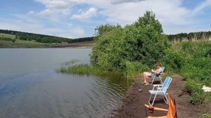 Едим на рыбалку Шарыповский р-он, озеро Кошкольское