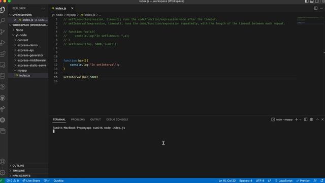 JavaScript Tutorial: SetTimeout & SetInterval | setTimeout v/s setInterval | Timers in Node.js