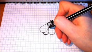 Простые рисунки # 71 Муха