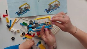 Лего фургон с мороженым | Lego City | Собираем машинку