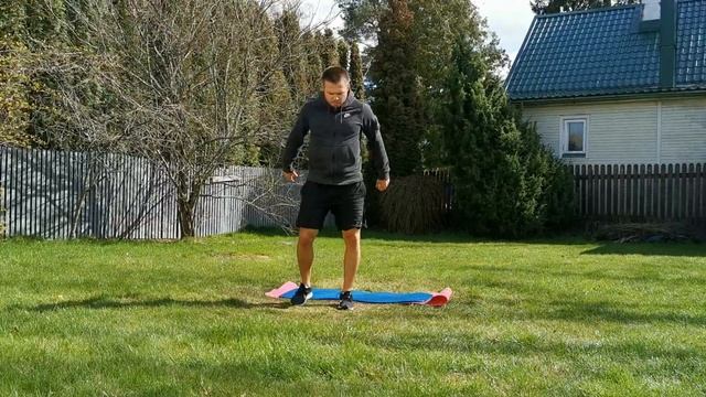 Полная тренировка ТАБАТА на свежем воздухе Awesome fat burning TABATA outdoor workout ??