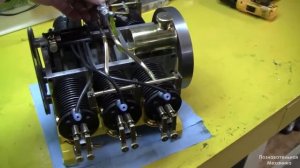 Шестицилиндровый оппозитный двигатель