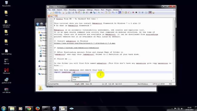 Websploit Framework On Windows - Setup