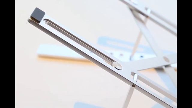 ?? Suporte dobrável ajustável para notebook e MacBook com liga de alumínio ??