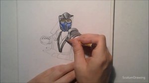 Sub-Zero - Speed Drawing - How To Draw - Mortal Kombat 11