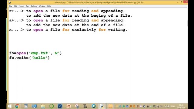 File handling in python part-1
