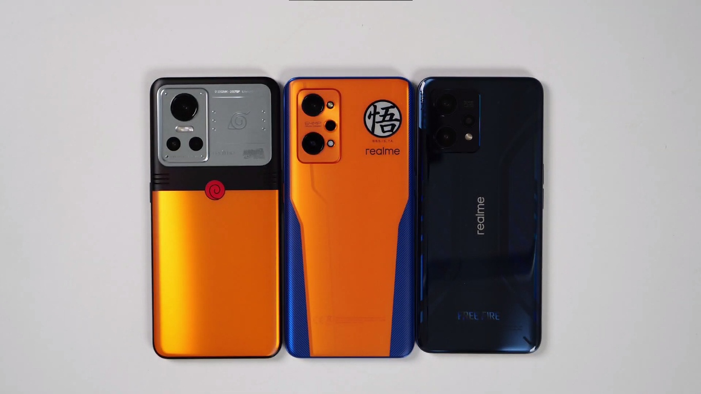 Распаковка трёх лимитированных смартфонов realme: GT Neo 3T Dragon Ball Z, GT Neo 3 Naruto и 9 Pro+