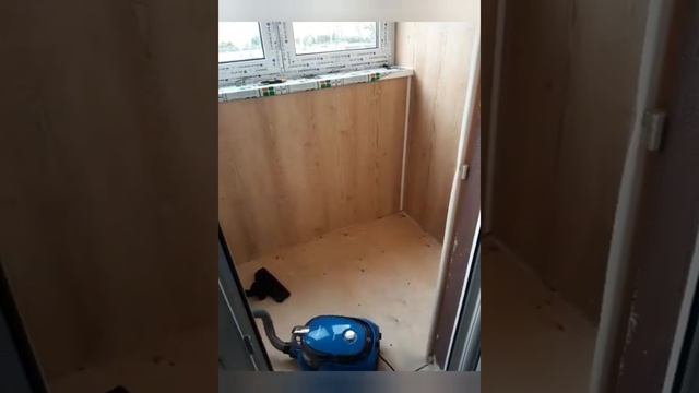 Балкон под ключ в Москве.Остекление и отделка балкона ПВХ панелями. Мебель на балкон. смотреть онлайн