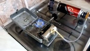 Бензиновый примус туристический ПТ-1 переход на газ