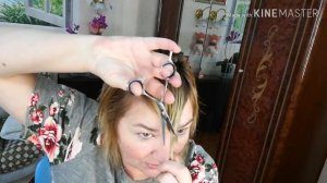 Как подстричь самой красивую и модную чёлку.