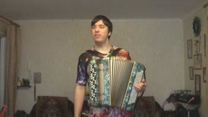 Изгиб гитары жёлтой (под баян)