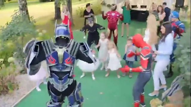 Оптимус Прайм в Пензе на праздник смотреть онлайн