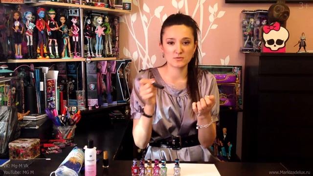 [Монструозный Cтиль] Маникюр в стиле Френки Штейн. Frankie Stein Nail Design Monster High смотреть онлайн